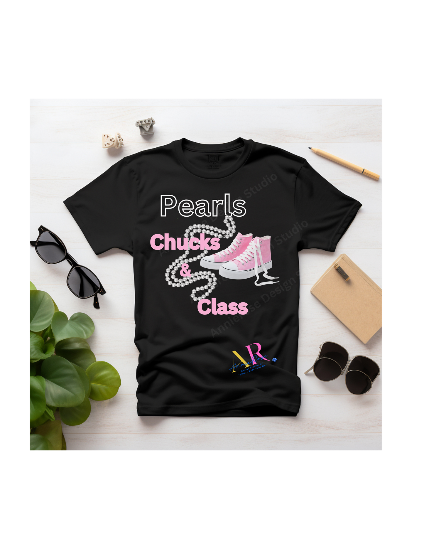 Chucks and Pearls T-shirt