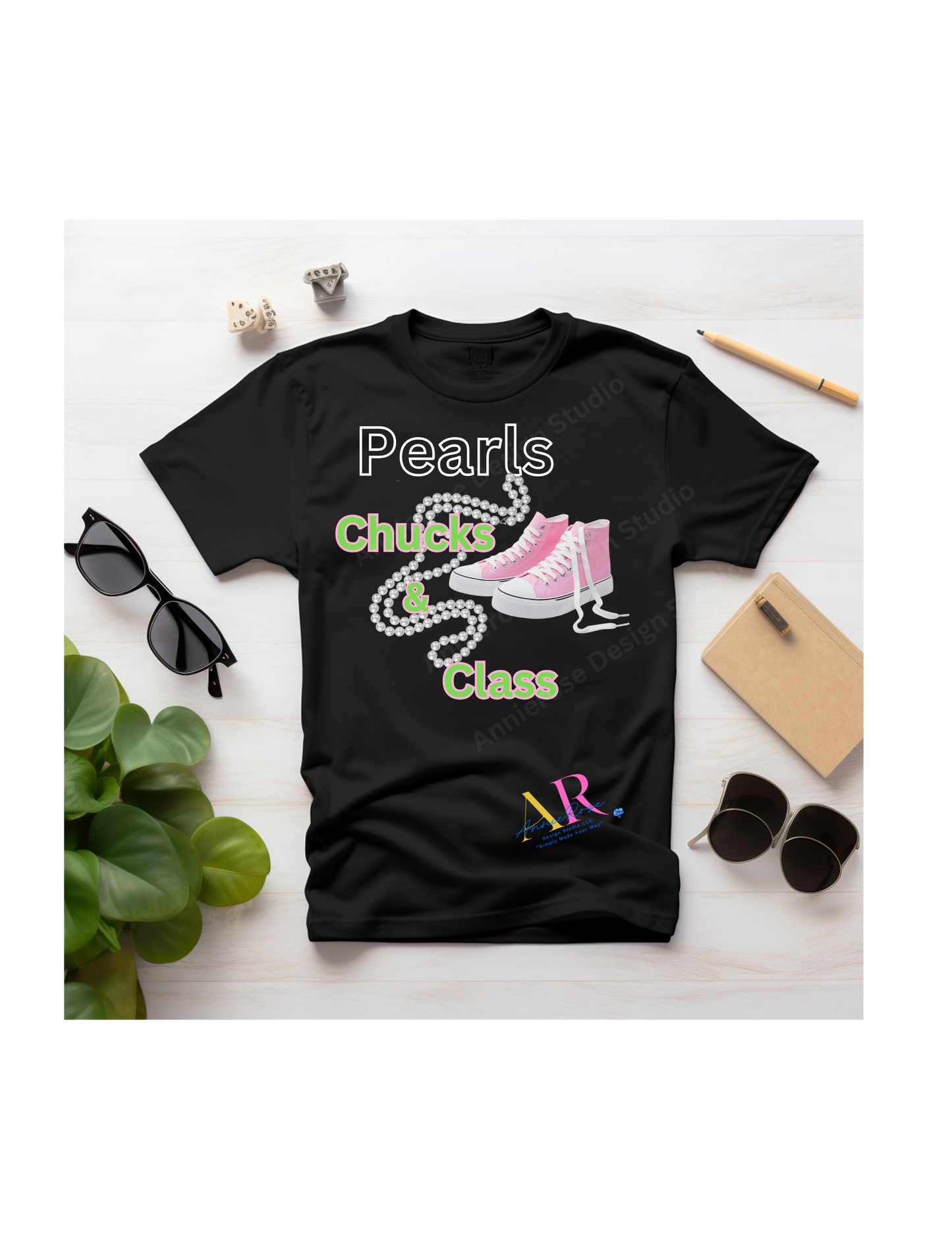 Chucks and Pearls T-shirt