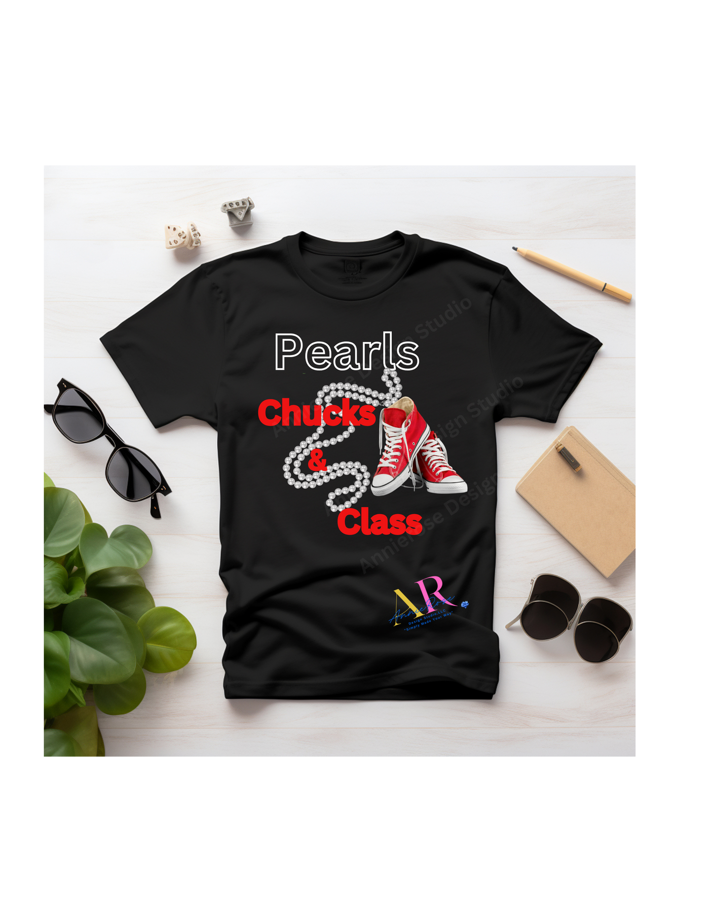 Chucks and Pearls T-shirt