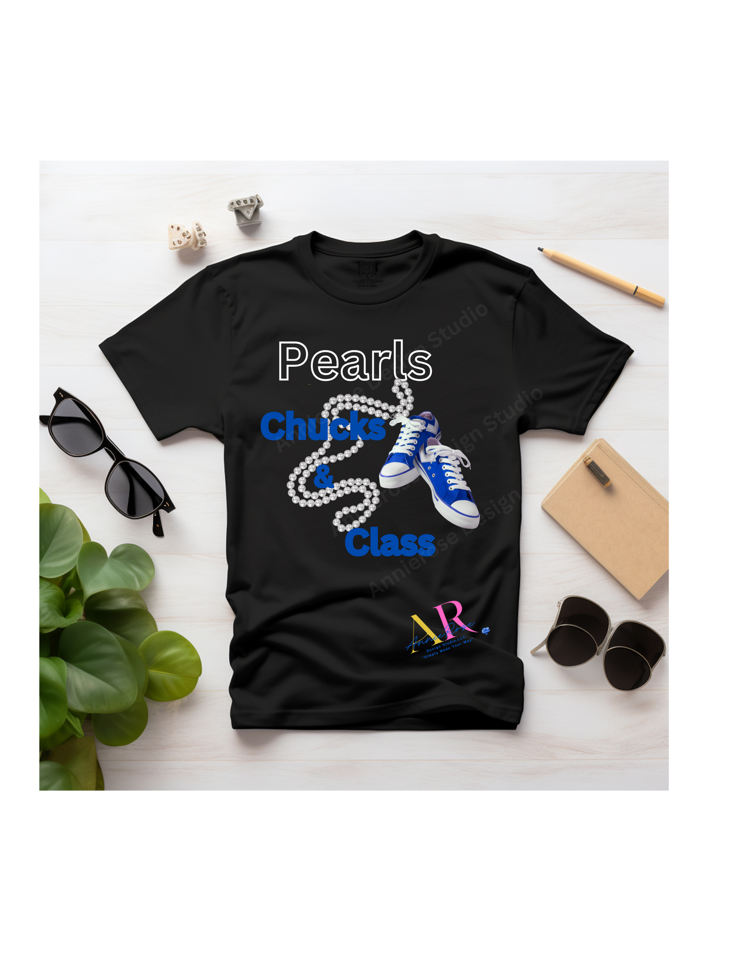 Chucks and Pearls T-shirt