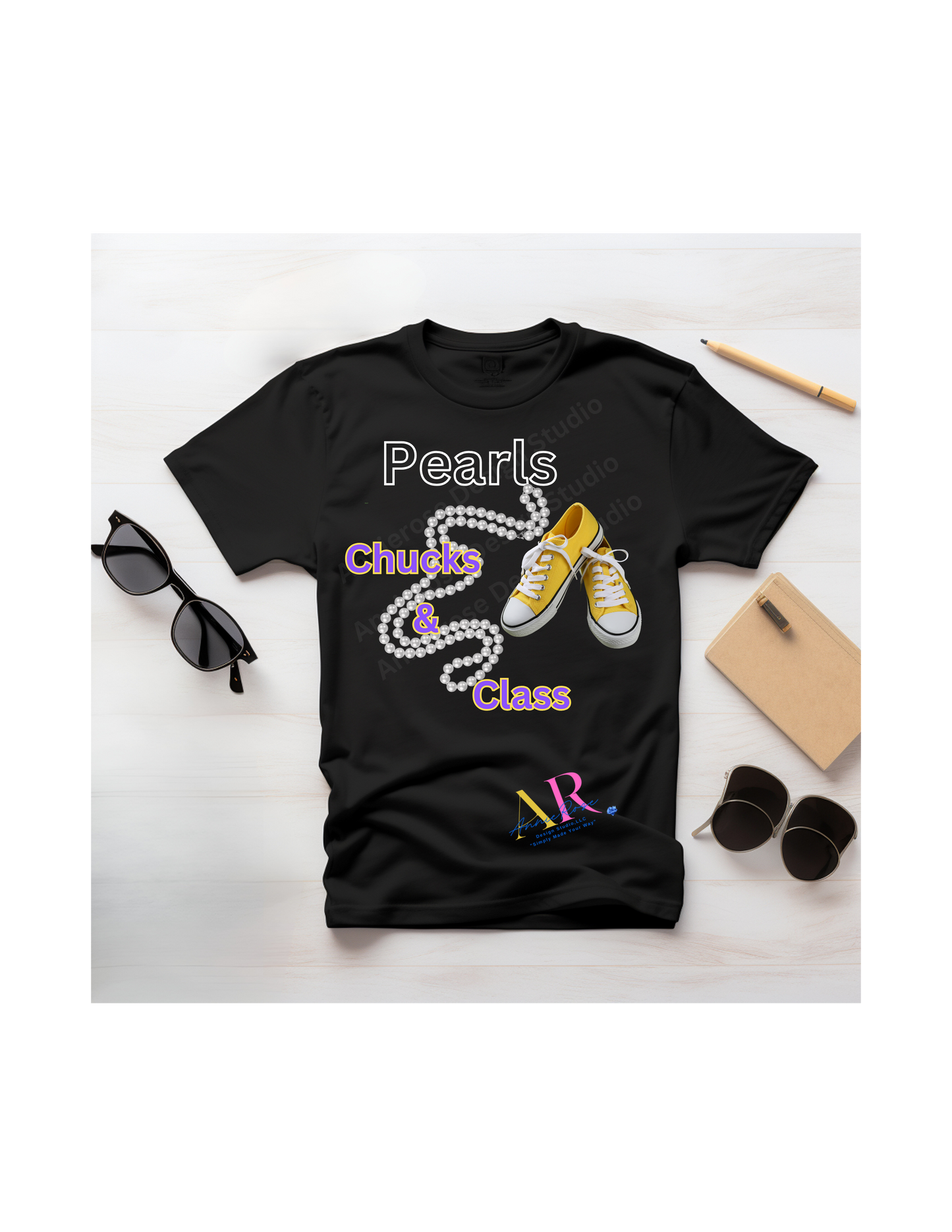 Chucks and Pearls T-shirt